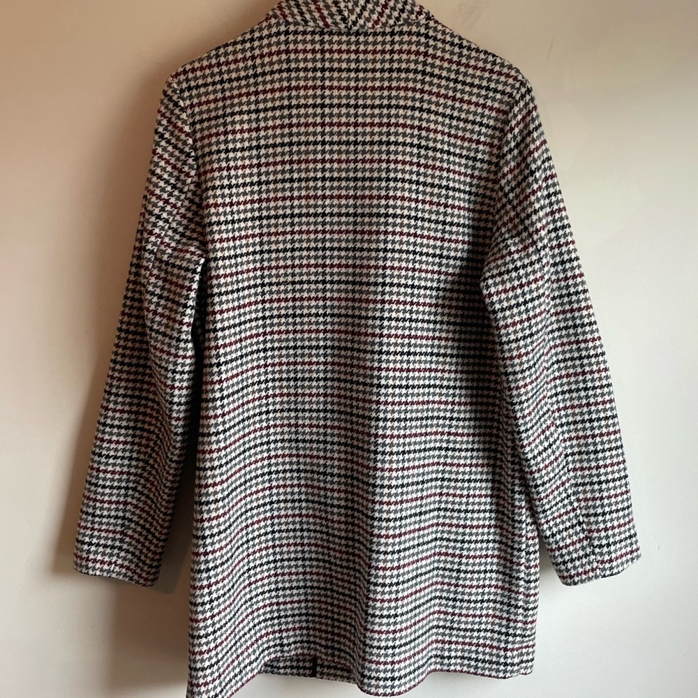 Old Navy Houndstooth Blazer Size Medium NWOT 2% Wool - Picture 2 of 13
